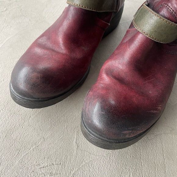 Siga Boots | Red and Green Women's Boots - Picture 3 of 6